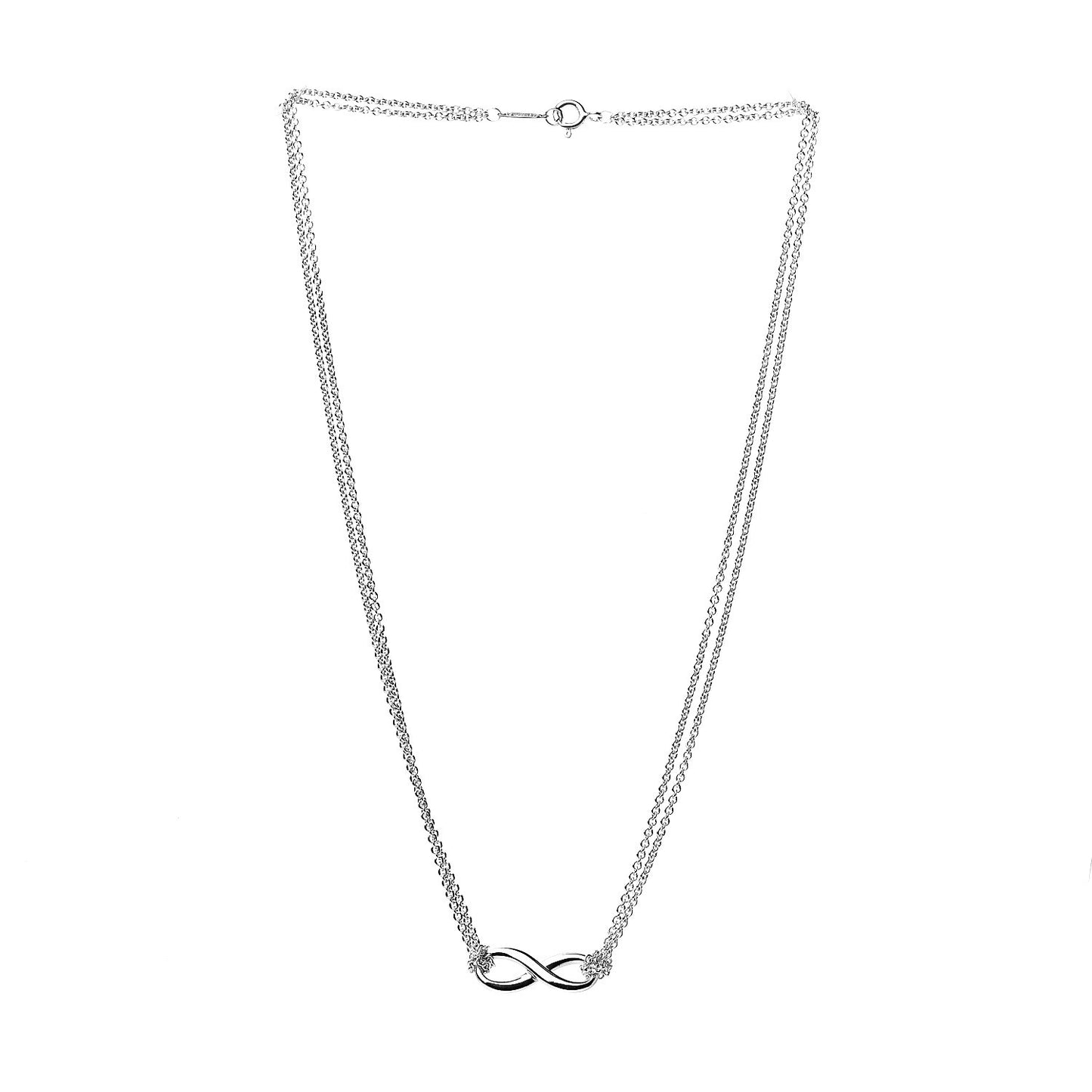 Sterling Silver Infinity Pendant Necklace