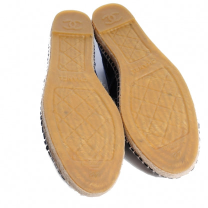 Chanel Denim Canvas Espadrilles 42 Blue Noir 4 of 7