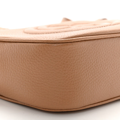 Gucci Pebbled Calfskin Small Soho Disco Bag Camelia 9 of 11