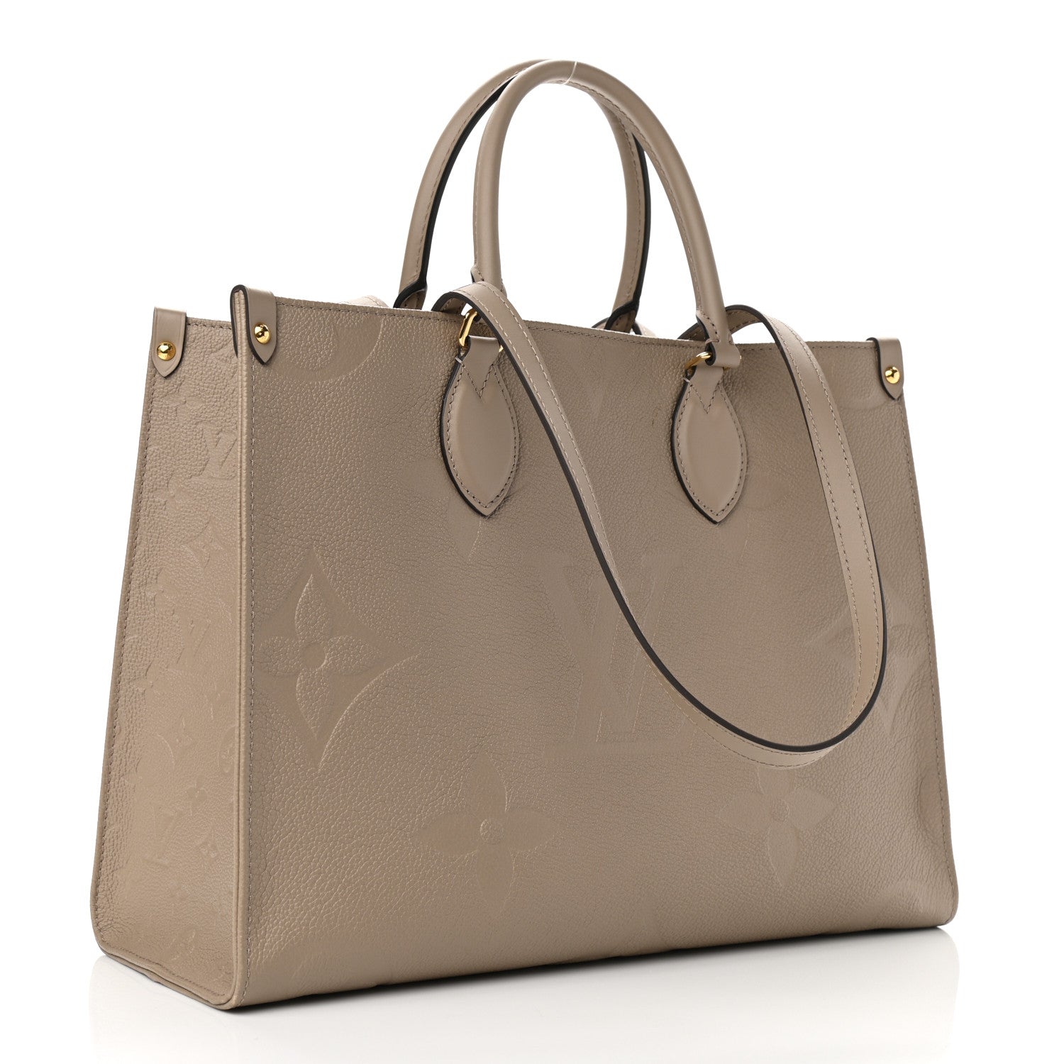 Louis Vuitton Empreinte Monogram Giant Onthego MM Tourterelle 3 of 14