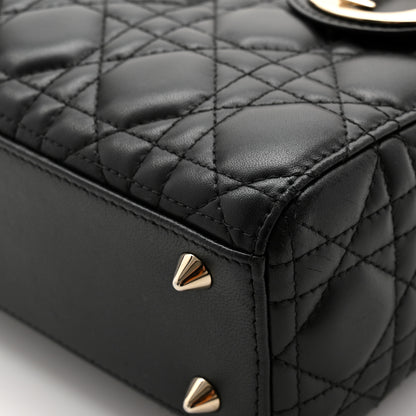 Christian Dior Lambskin Cannage Small My ABCDior Lady Dior Black 11 of 12