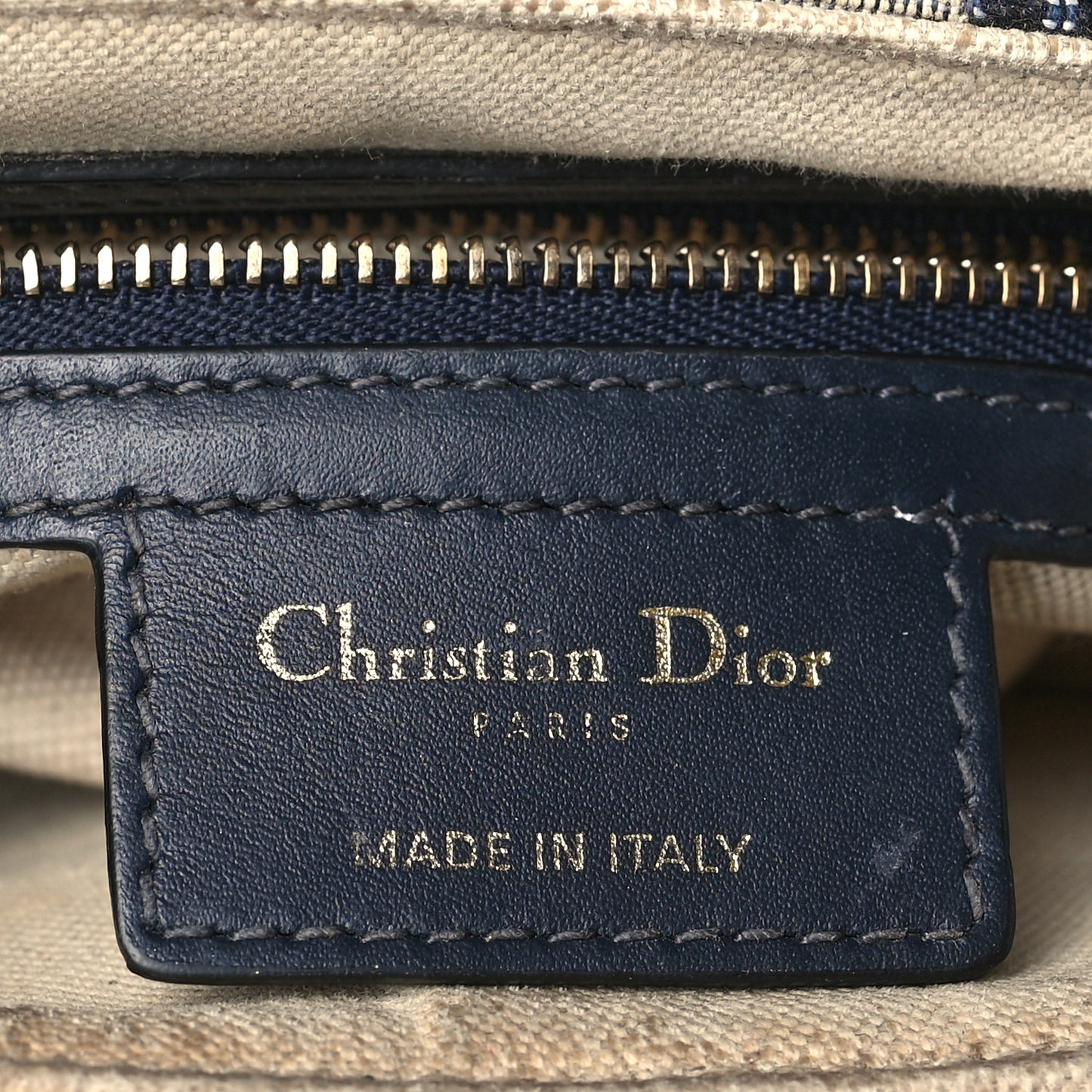 Oblique Saddle Bag Blue