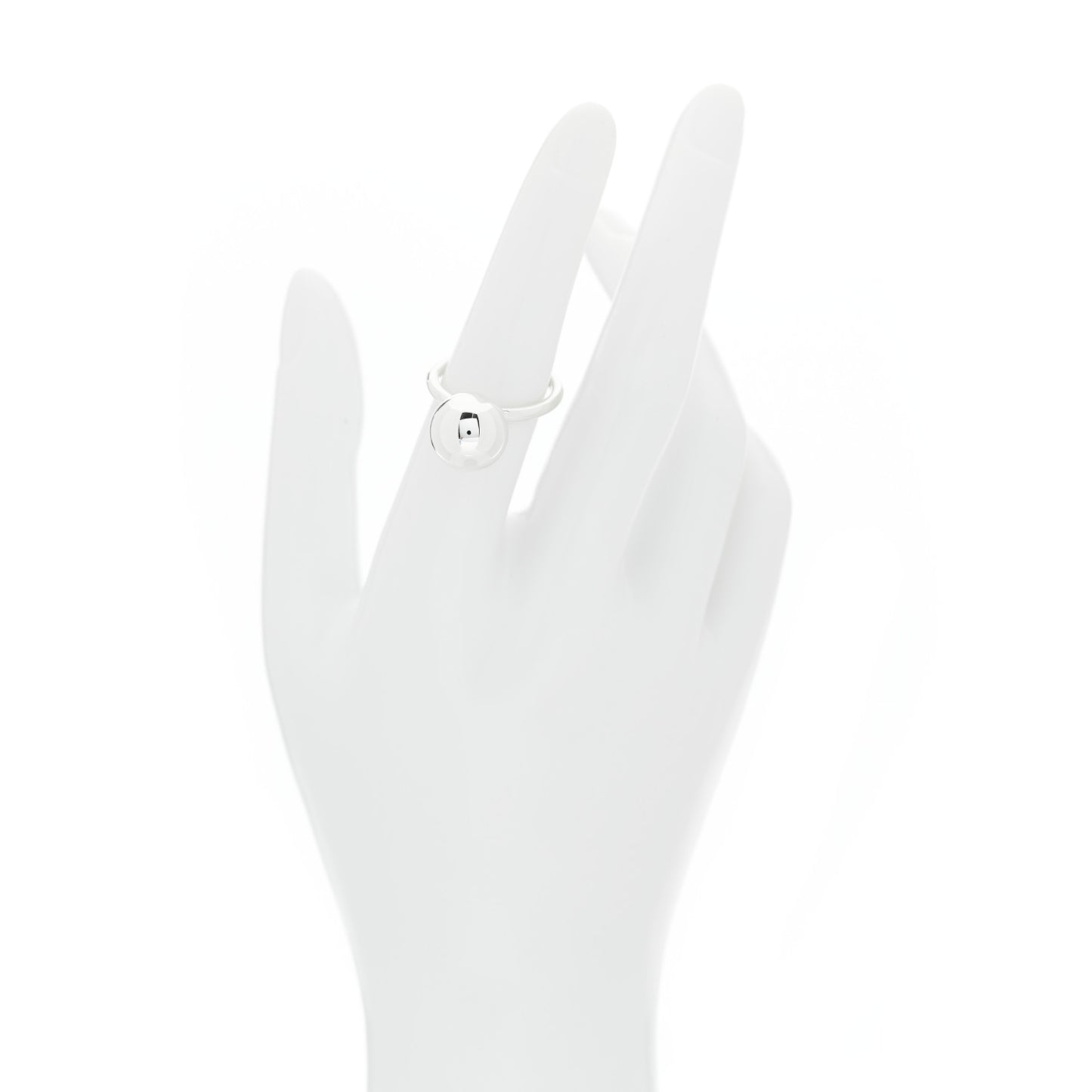 Sterling Silver 12mm HardWear Ball Ring 53 6.5