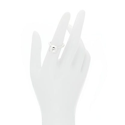 Tiffany Sterling Silver 12mm HardWear Ball Ring 53 6.5 2 of 8
