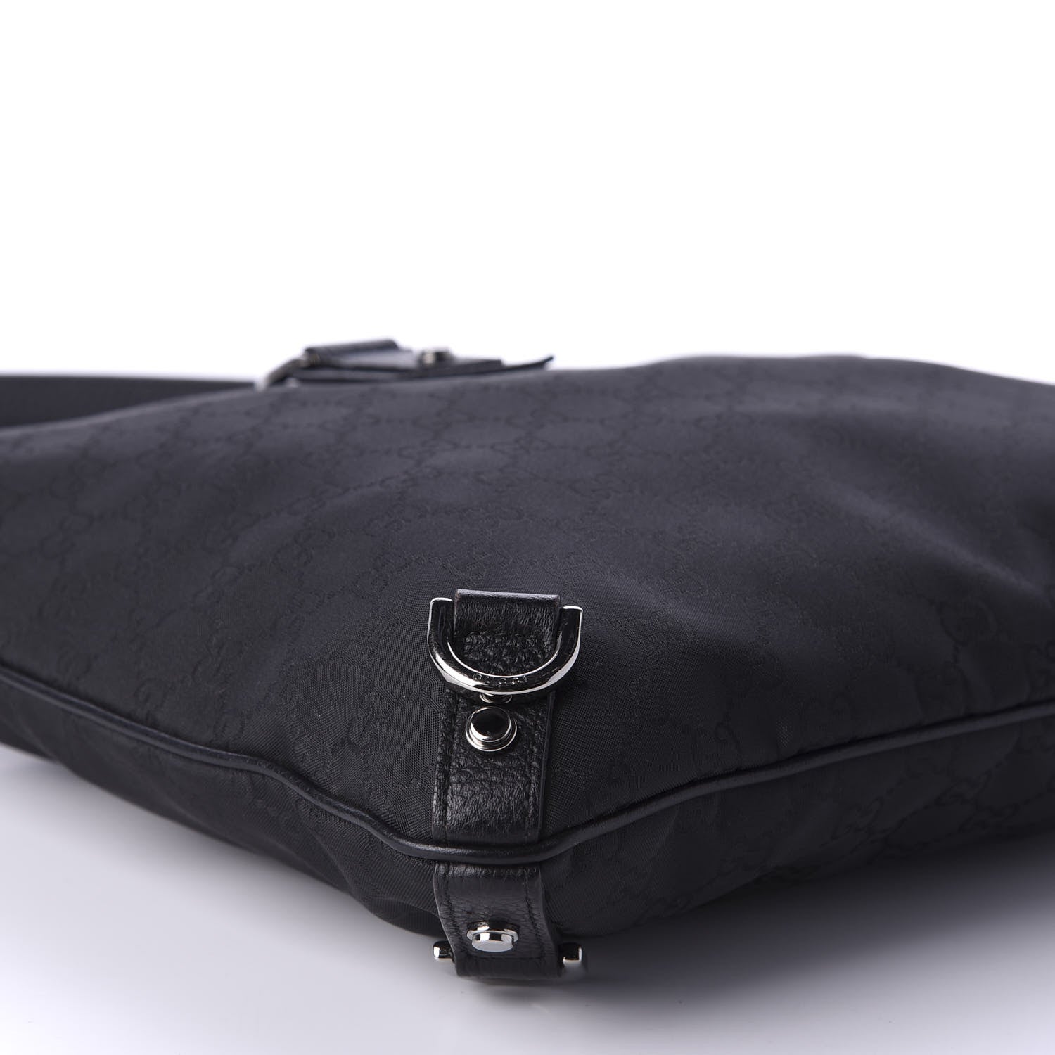 Gucci Monogram Abbey Messenger Bag Black 6 of 10
