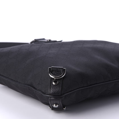 Gucci Monogram Abbey Messenger Bag Black 6 of 10