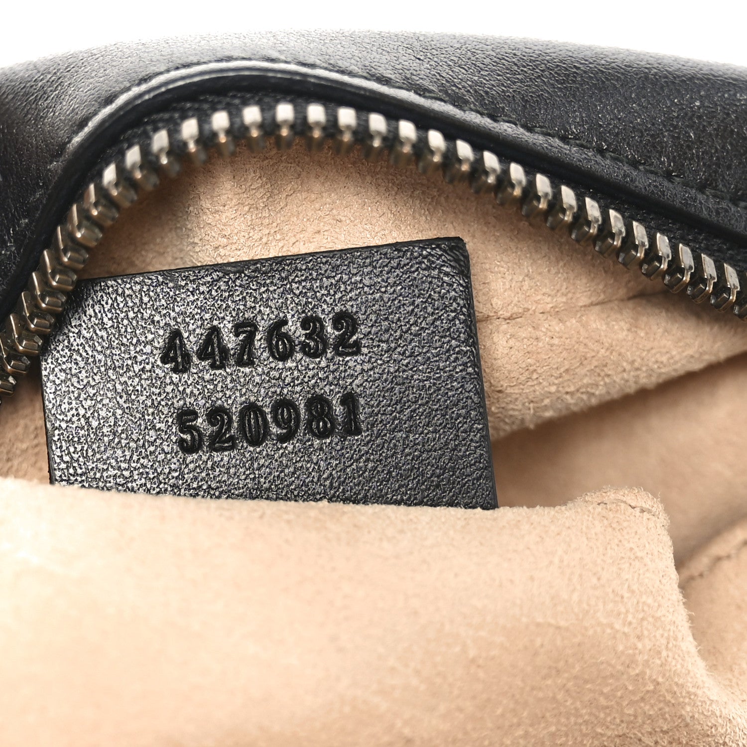 Gucci Calfskin Matelasse Small GG Marmont Chain Shoulder Bag Black 7 of 11