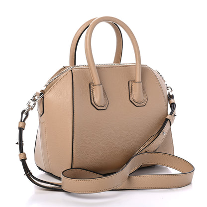 Givenchy Sugar Goatskin Mini Antigona Beige Camel 2 of 4