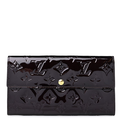 Louis Vuitton LOUIS VUITTON Vernis Sarah Wallet Rouge Fauviste 1 of 14