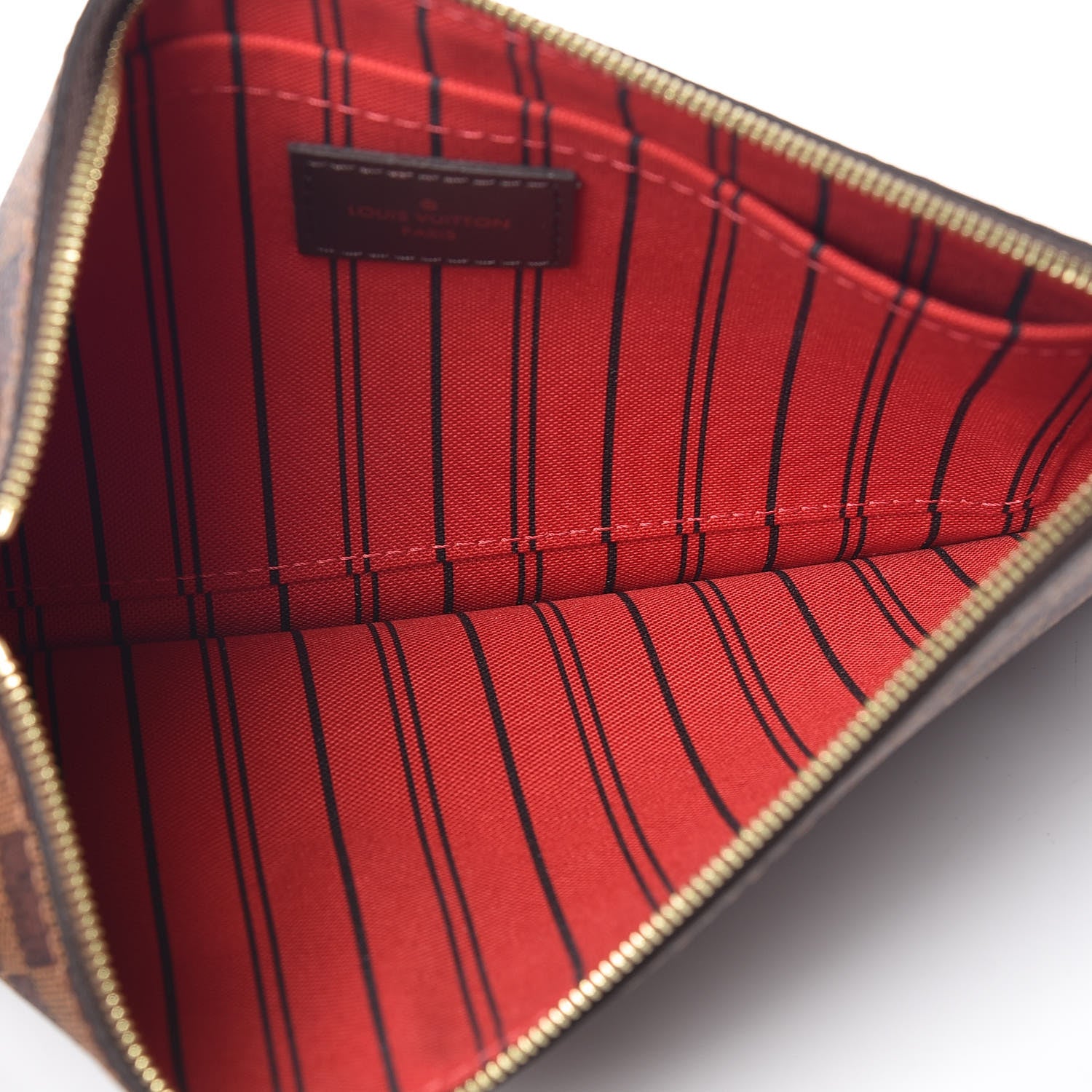 Louis Vuitton Damier Ebene Neverfull MM GM Pochette 5 of 8