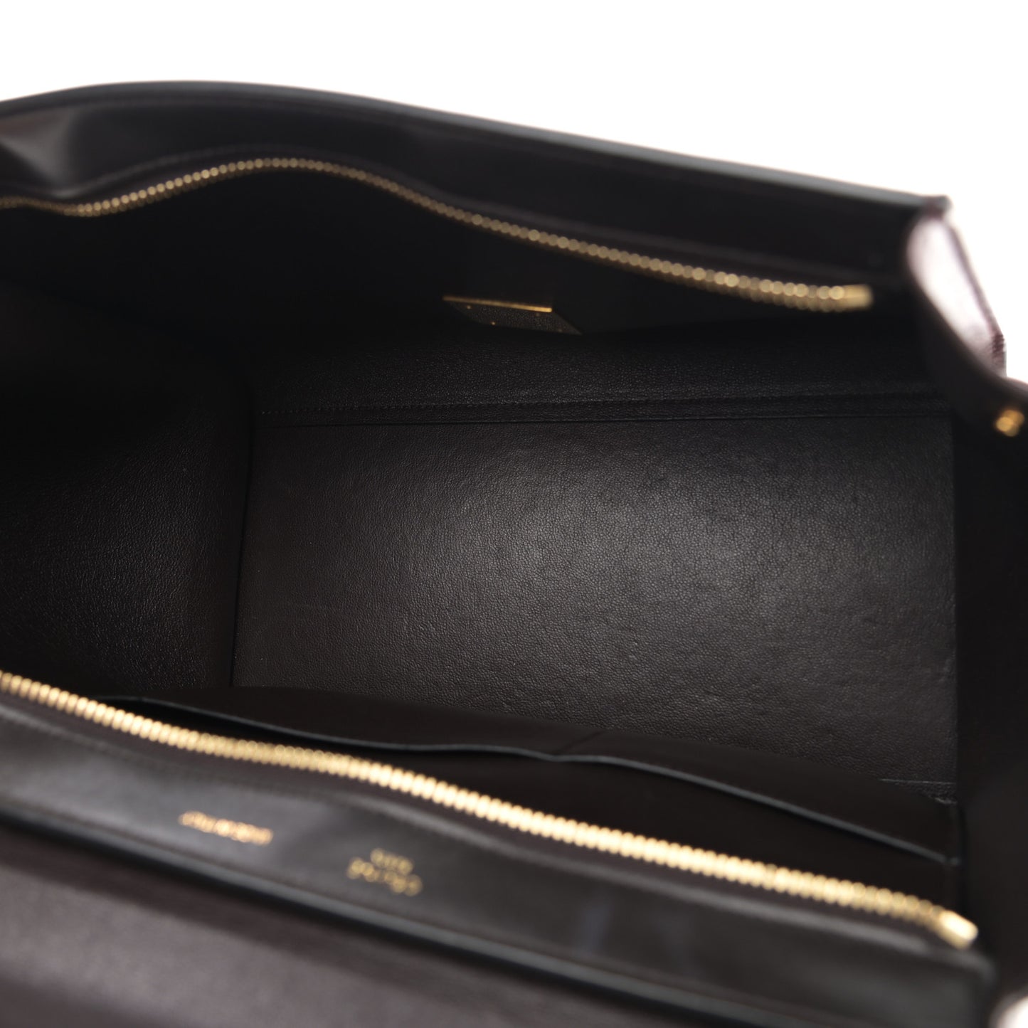 Smooth Calfskin Small Tri-Color Trapeze Red