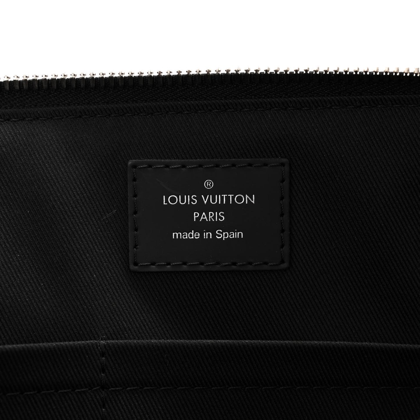 Damier Graphite Porte-Documents Jour