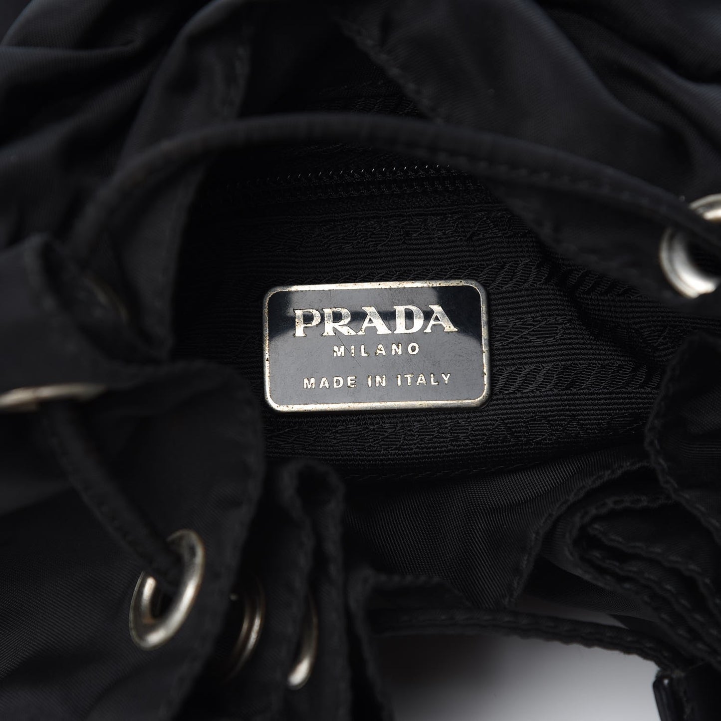 Nylon Vela Small Backpack Black