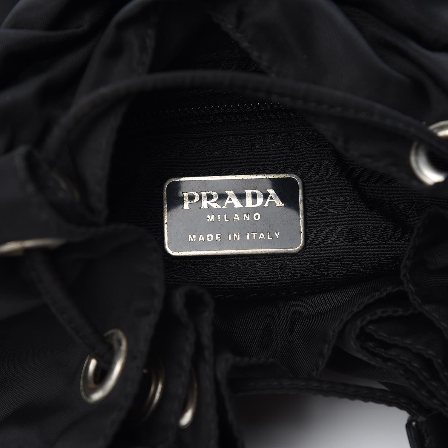 Prada Nylon Vela Small Backpack Black 6 of 9