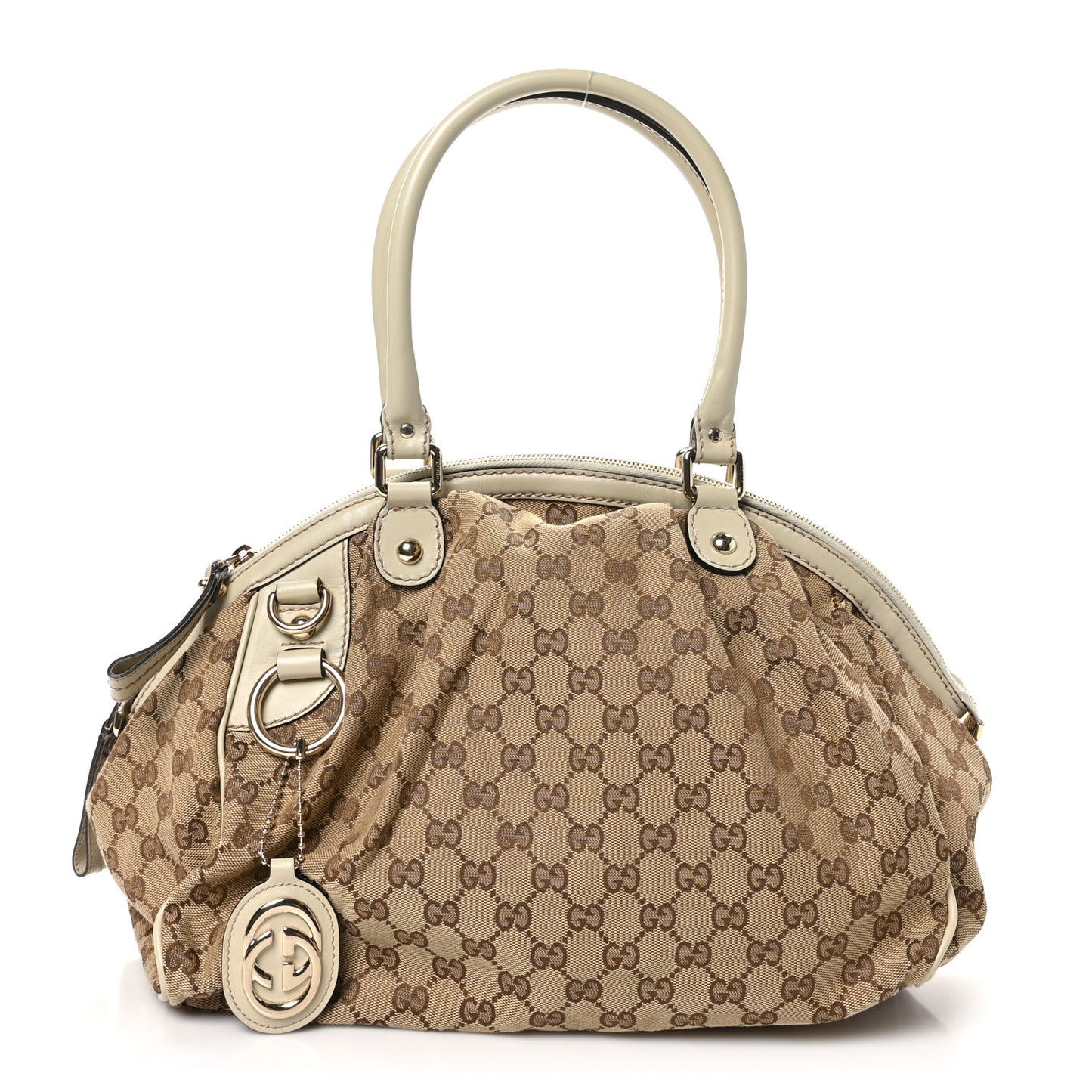 Monogram Medium Sukey Tote Off White