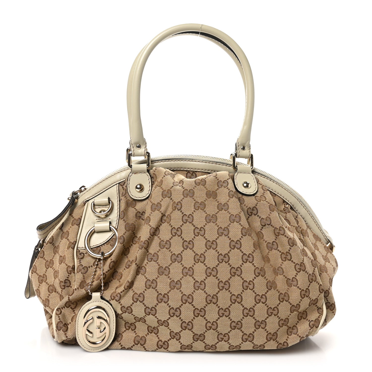 Gucci Monogram Medium Sukey Tote Off White 1 of 11