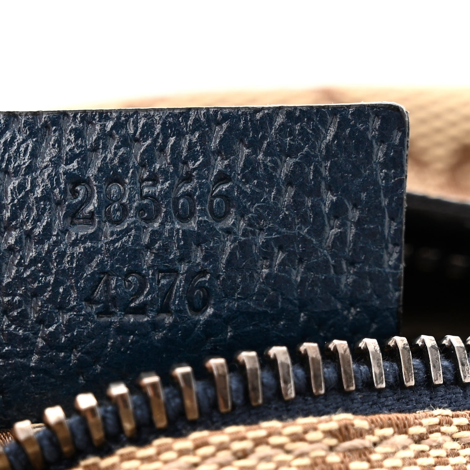 Gucci Monogram Web Belt Bag Navy 7 of 11