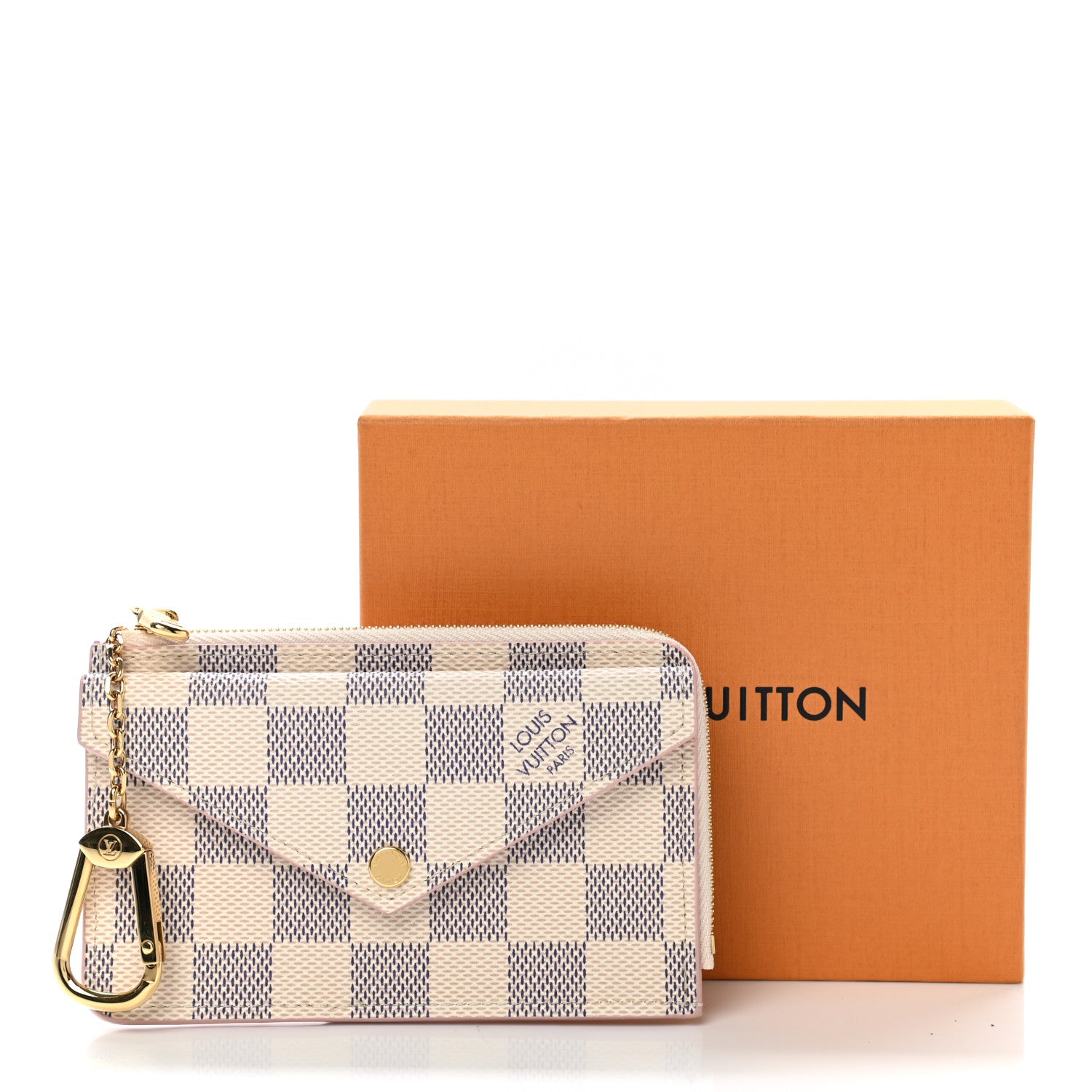 Louis Vuitton Damier Azur Recto Verso Card Holder Rose Ballerine 7 of 7