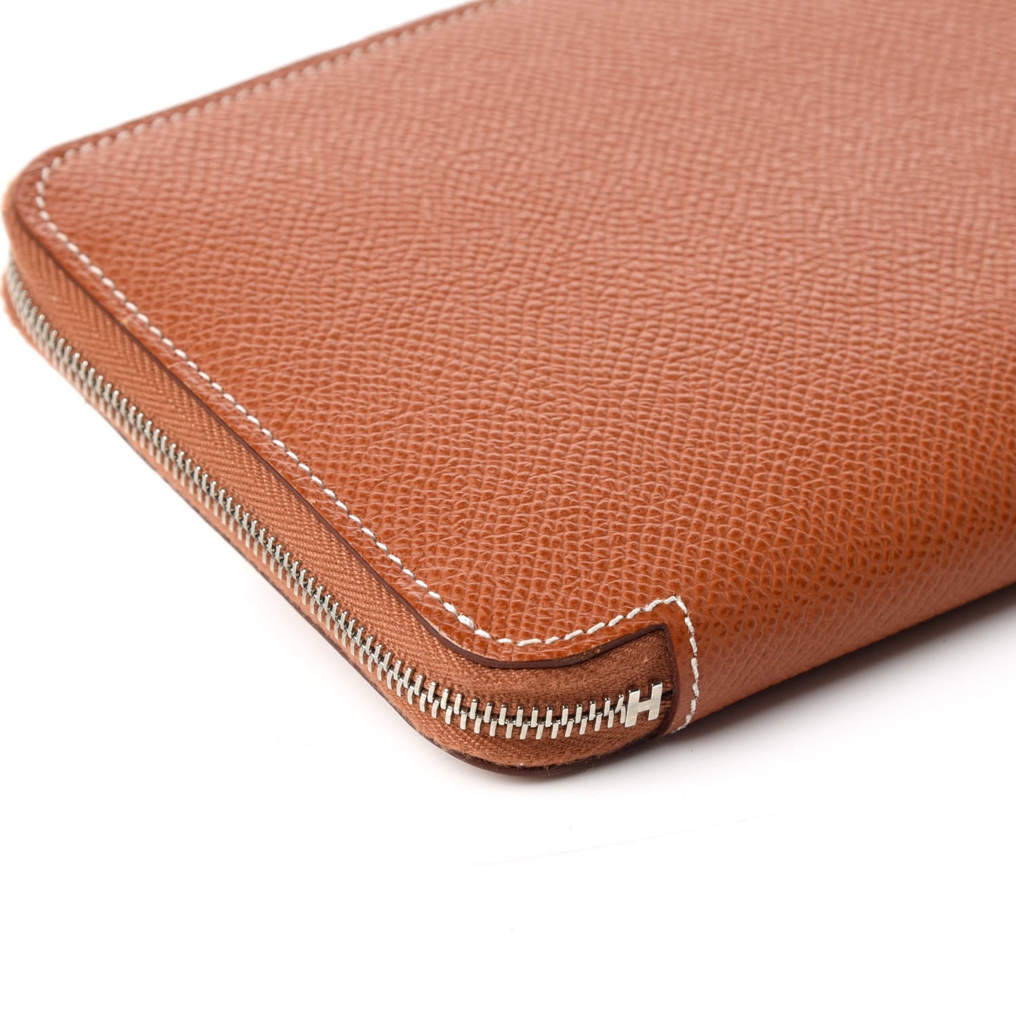 Epsom Silk'In Wallet Cognac