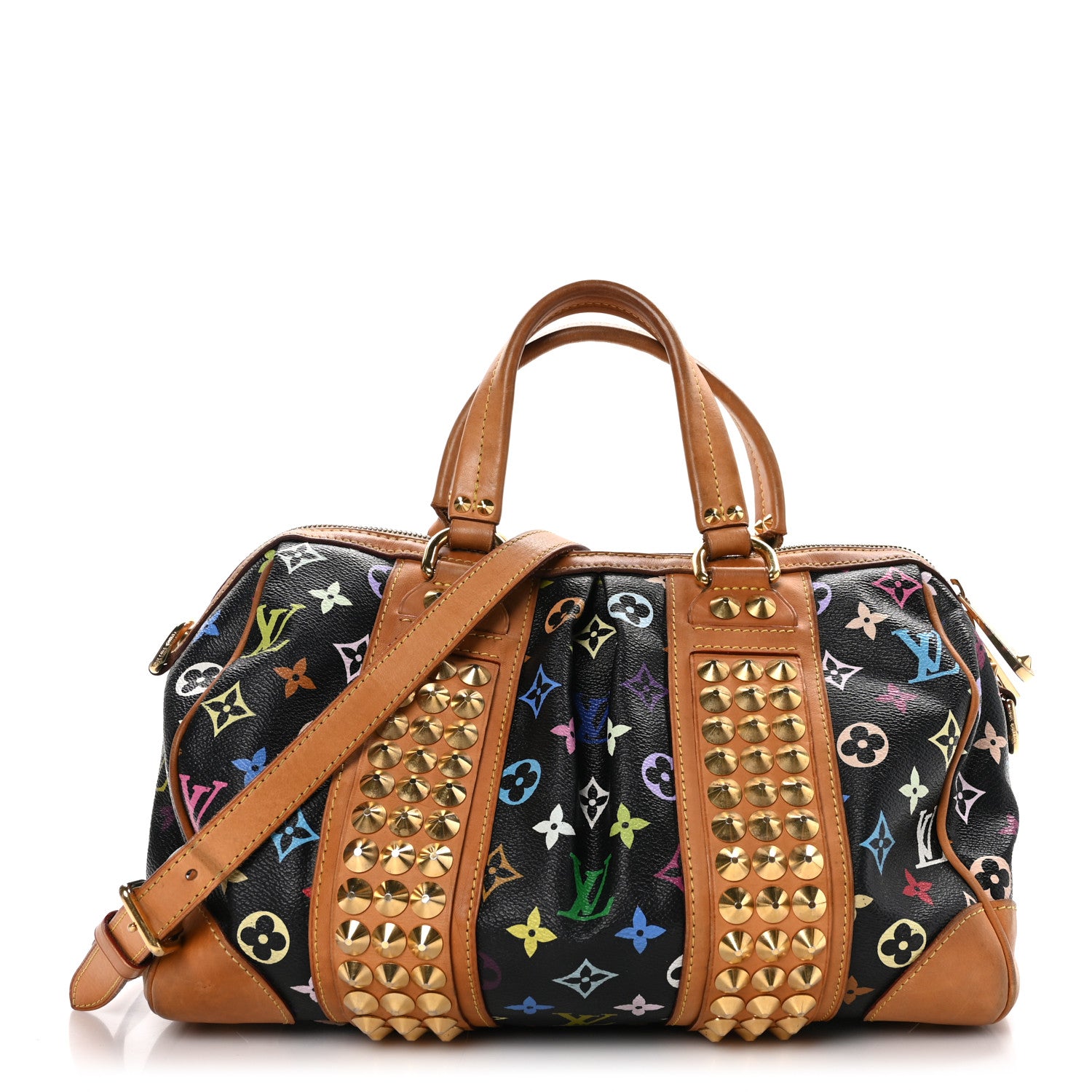 Louis Vuitton Monogram Multicolor Courtney MM Black 1498563