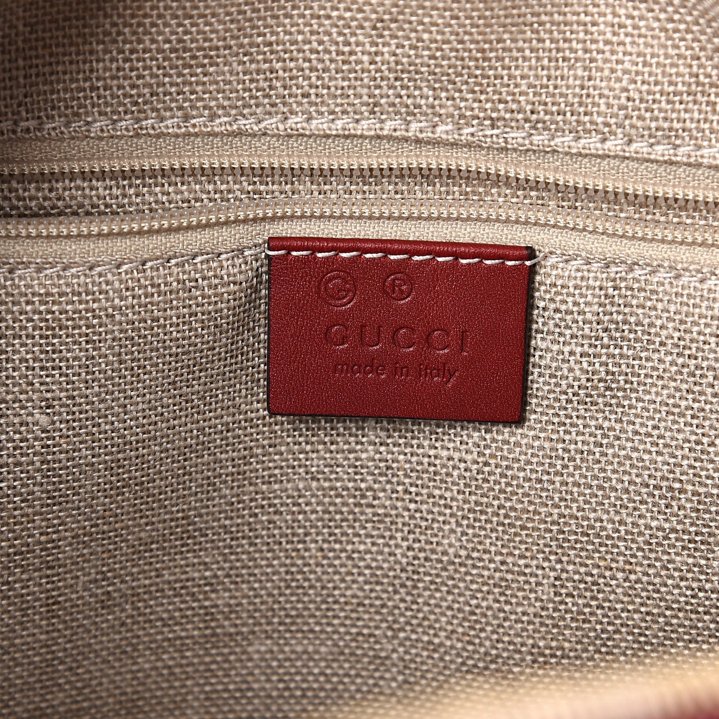 Soft Microguccissima Medium Crossbody Bag Rosso