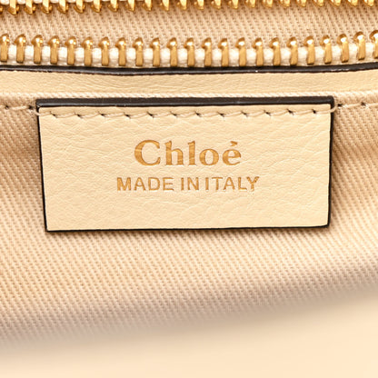 Chloe Suede Calfskin Medium Faye Backpack Off White 6 of 10