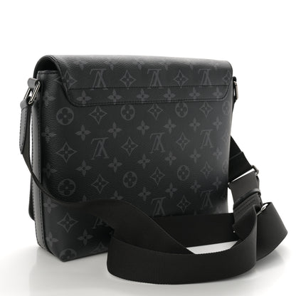Louis Vuitton Monogram Eclipse District PM Black 3 of 10