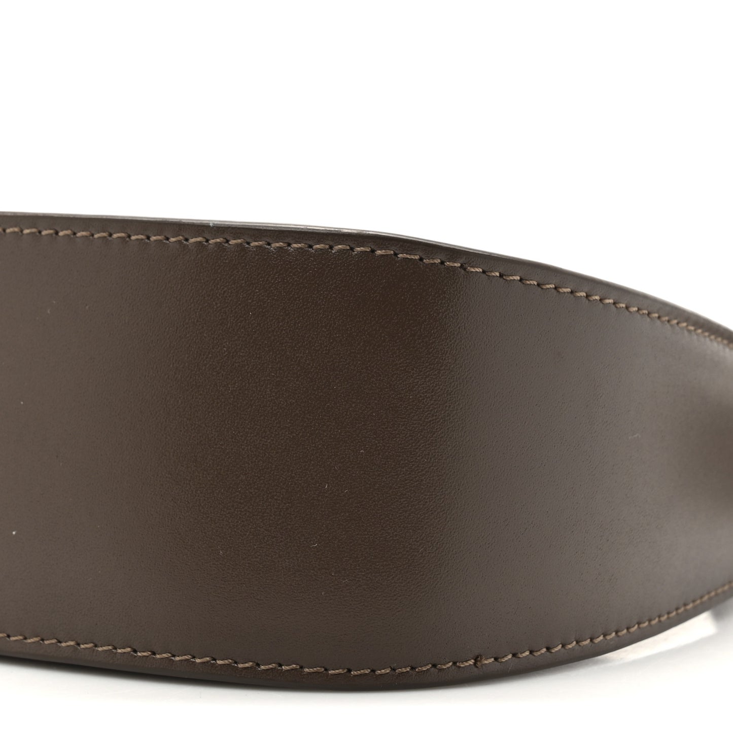 Smooth Calfskin Half Moon Shoulder Bag Brown