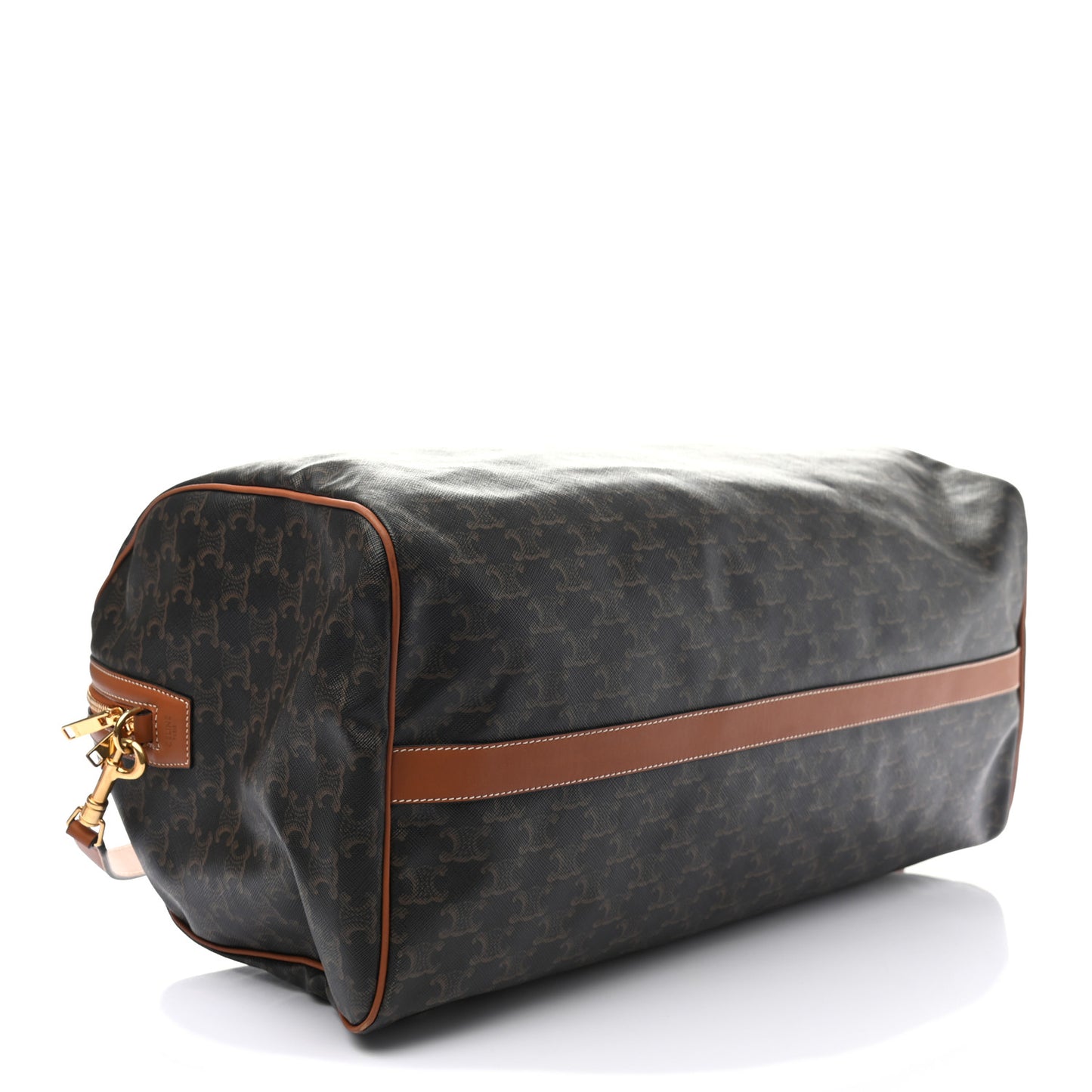 Triomphe Canvas Large Voyage Duffle Tan
