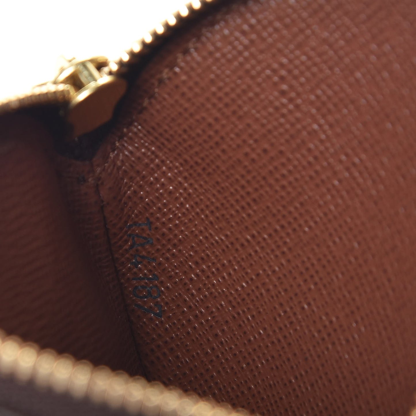 Monogram Round Coin Purse