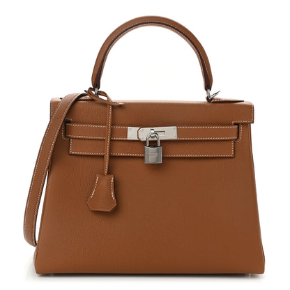 Hermes Togo Kelly Retourne 28 Gold 1 of 11