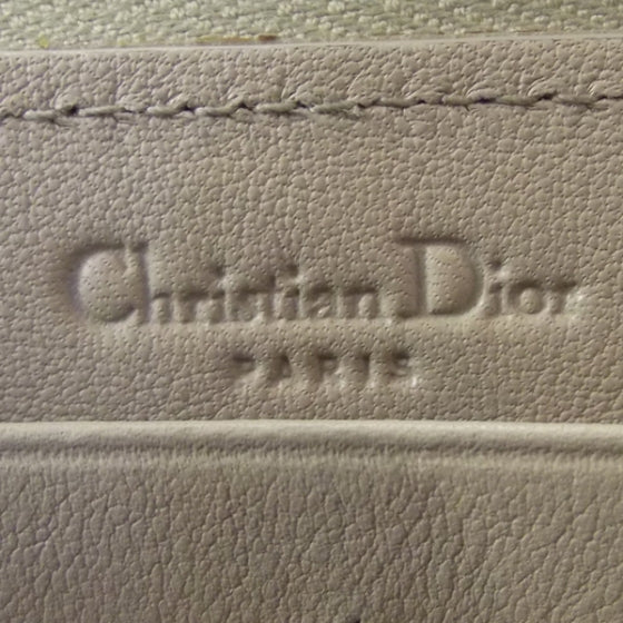 Christian Dior Patent Cannage Charm Wallet Taupe 6 of 8