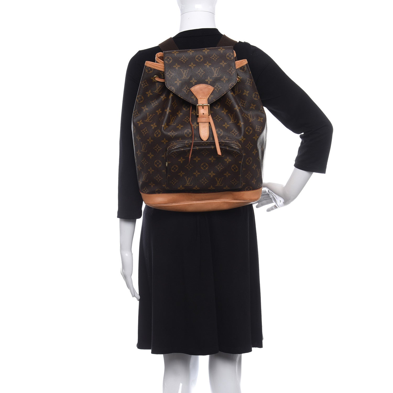 Louis Vuitton Monogram Montsouris GM Backpack 3 of 17