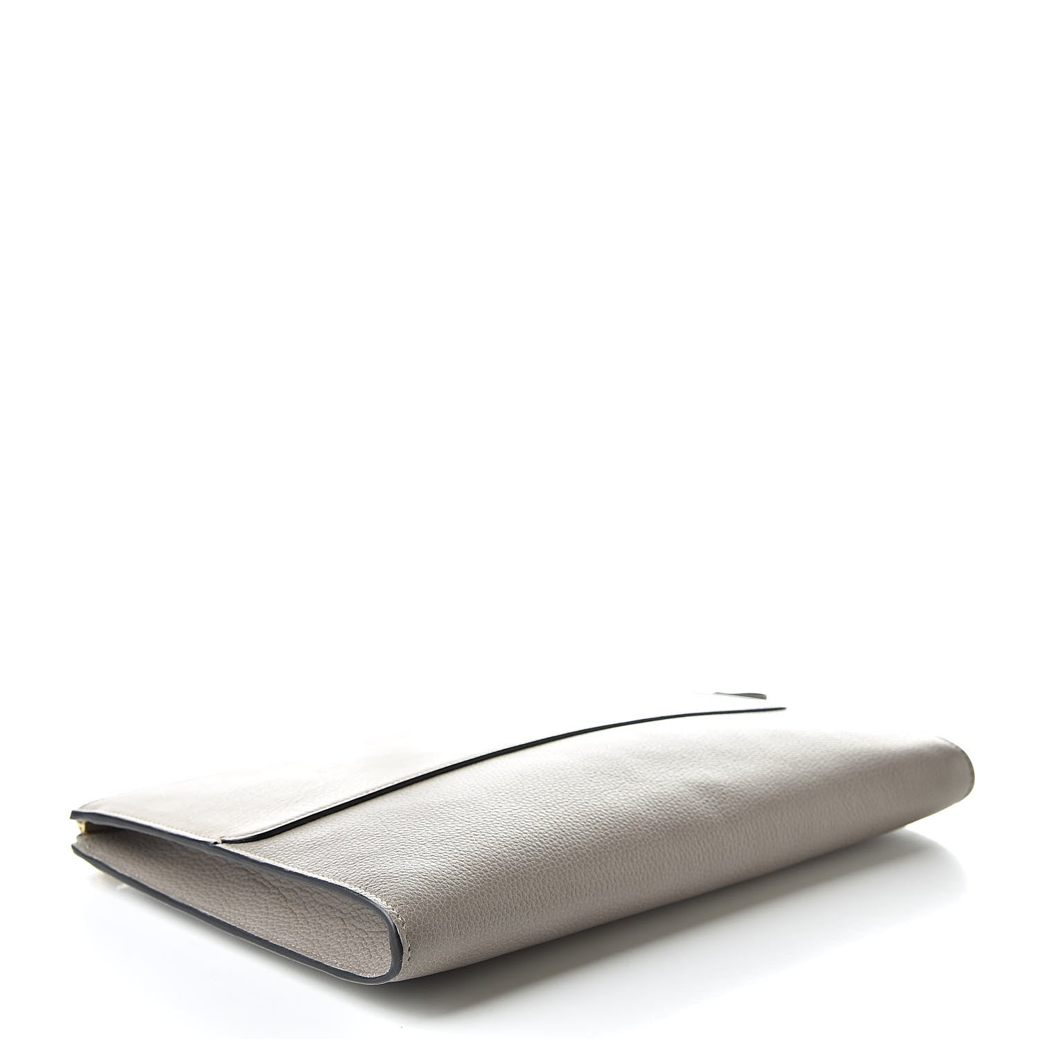 Chloe Grained Calfskin Joe Clutch Motty Grey 4 of 8