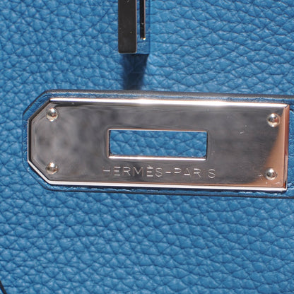 Hermes Togo Birkin 35 Cobalt Bleu 8 of 10