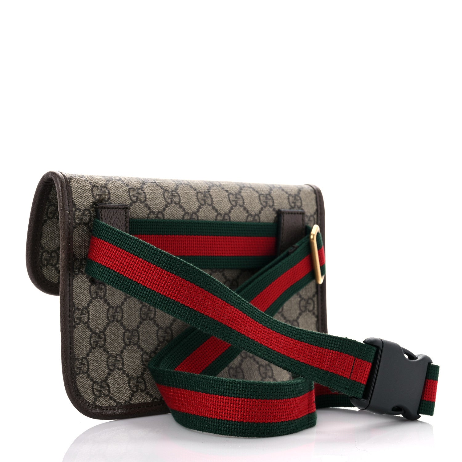 Gucci GG Supreme Monogram Neo Vintage Web Belt Bag Brown 3 of 13