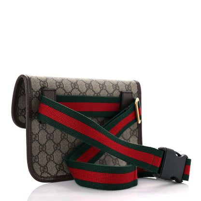Gucci GG Supreme Monogram Neo Vintage Web Belt Bag Brown 3 of 13