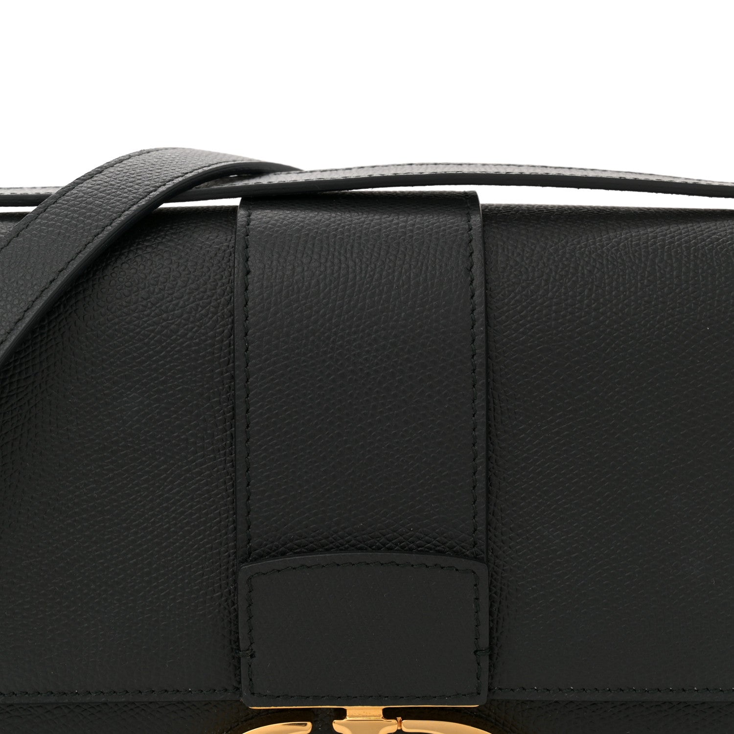 Christian Dior Grained Calfskin 30 Montaigne Flap Bag Black 8 of 11