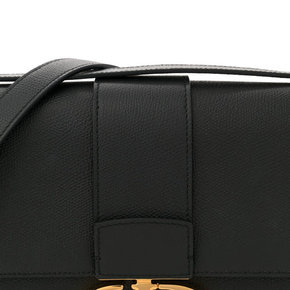 Christian Dior Grained Calfskin 30 Montaigne Flap Bag Black 8 of 11