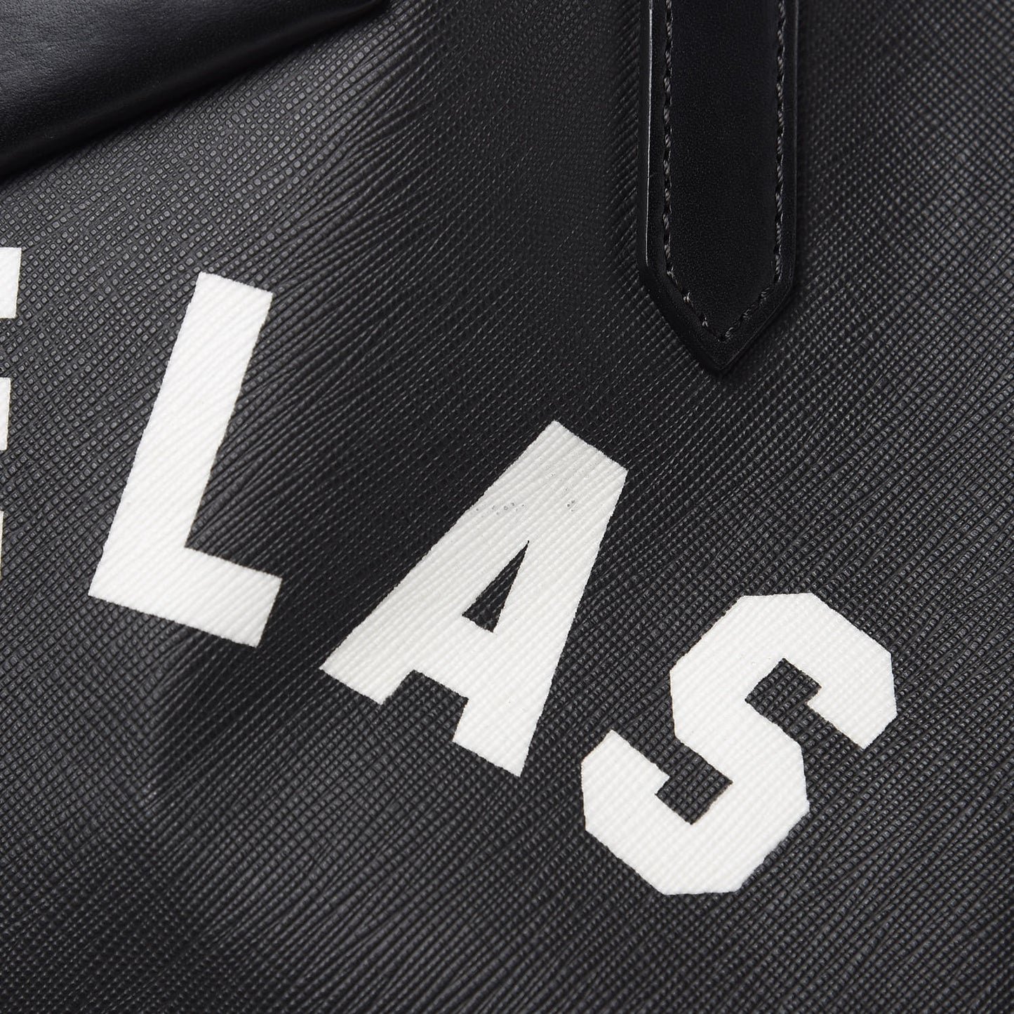 Textured Coated Canvas Favelas Large Antigona Tote Black