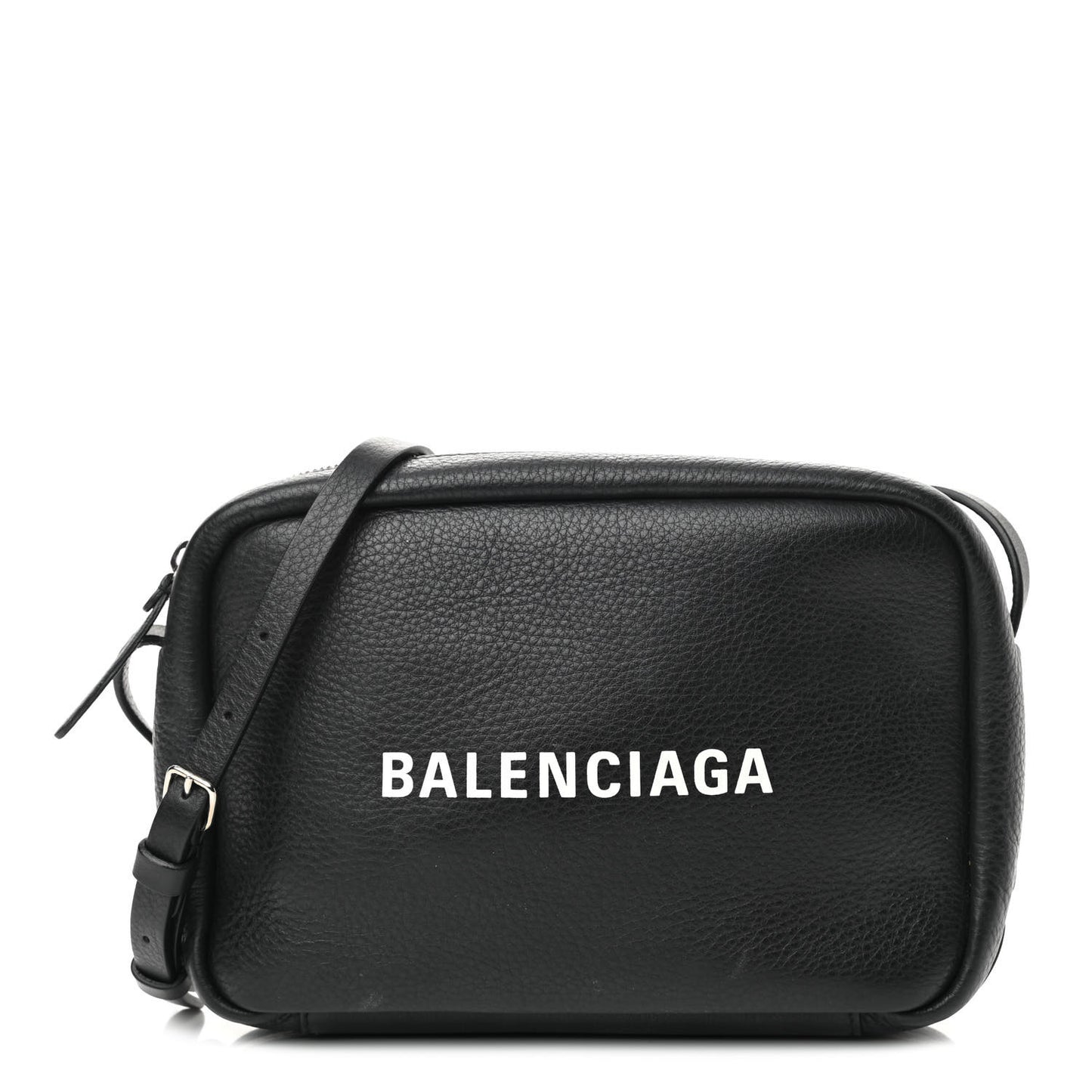 Calfskin Logo S Everyday Camera Bag Black