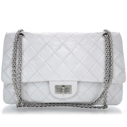 Chanel Aged Calfskin 50th Anniversary 2.55 Reissue 227 White 1 of 10