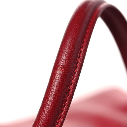 Saint Laurent Calfskin Medium Classic Y Cabas Red 14 of 14