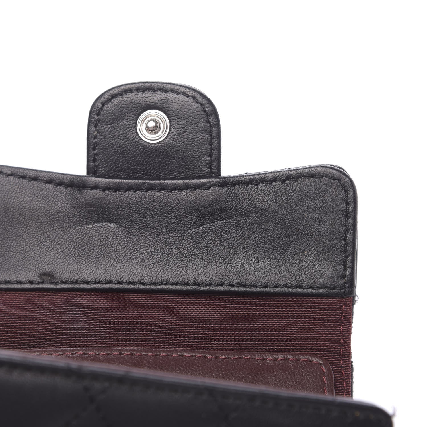 Chanel Lambskin Quilted 6 Key Holder Black 9 of 11