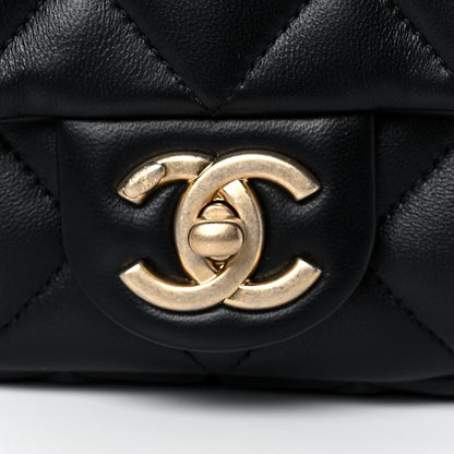Chanel Lambskin Quilted Small Funky Town Flap Black 11 of 15