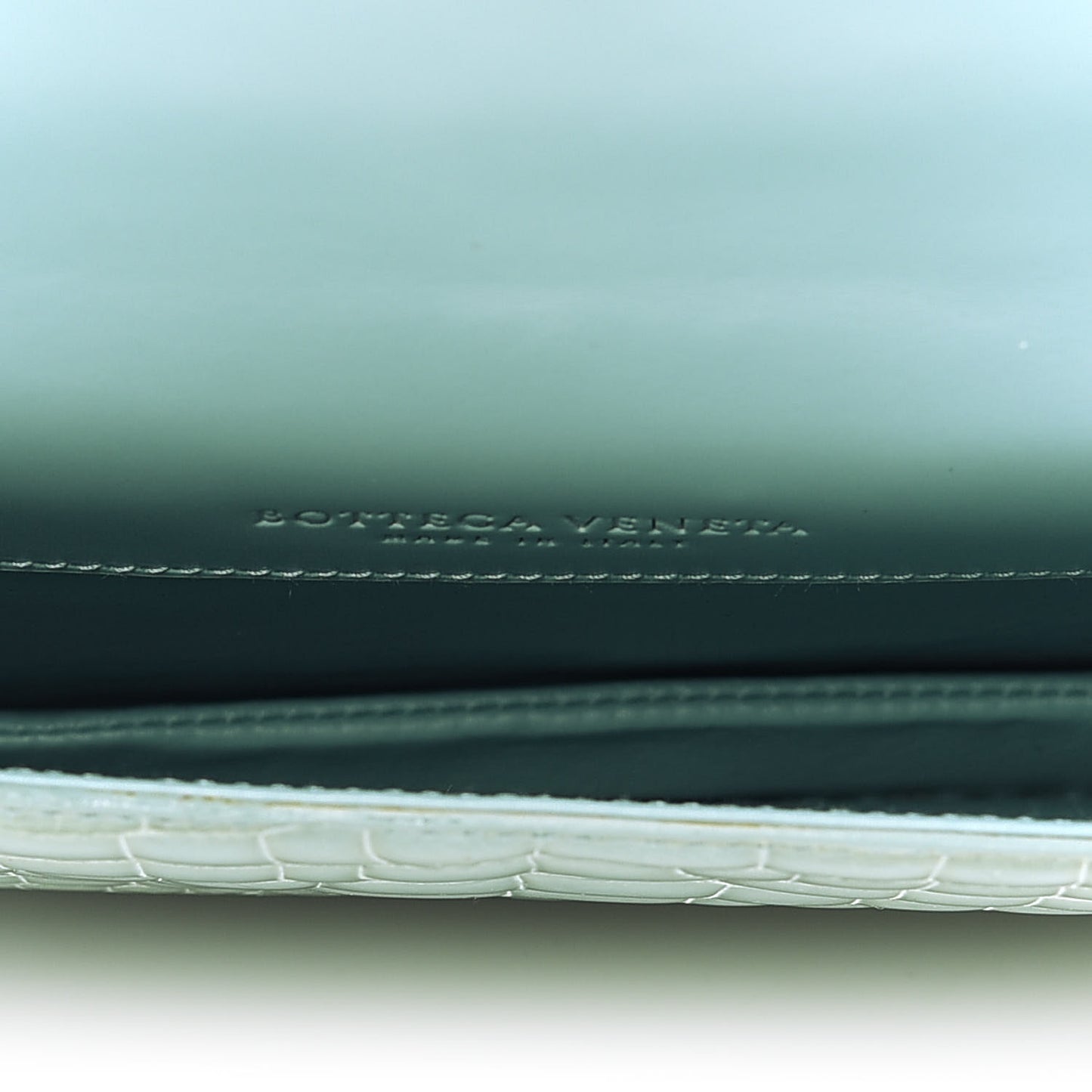 Crocodile Piano Crisscross Clutch