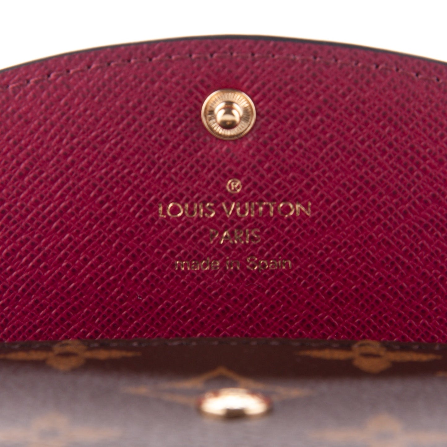 Monogram Rosalie Coin Purse Fuchsia
