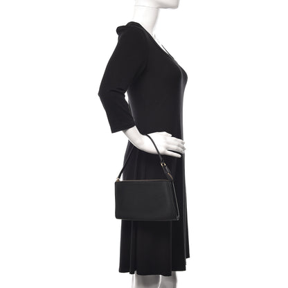 Louis Vuitton Epi Pochette Accessories 24 Black 2 of 7