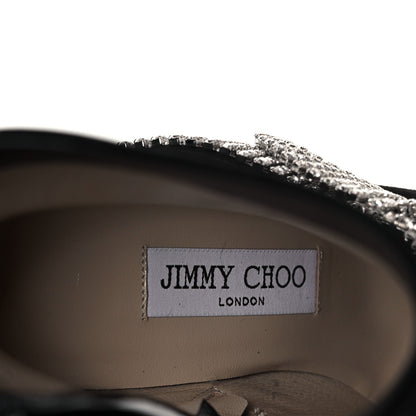 Jimmy Choo Suede Crystal Kaza 90 Booties 36.5 Black 7 of 9