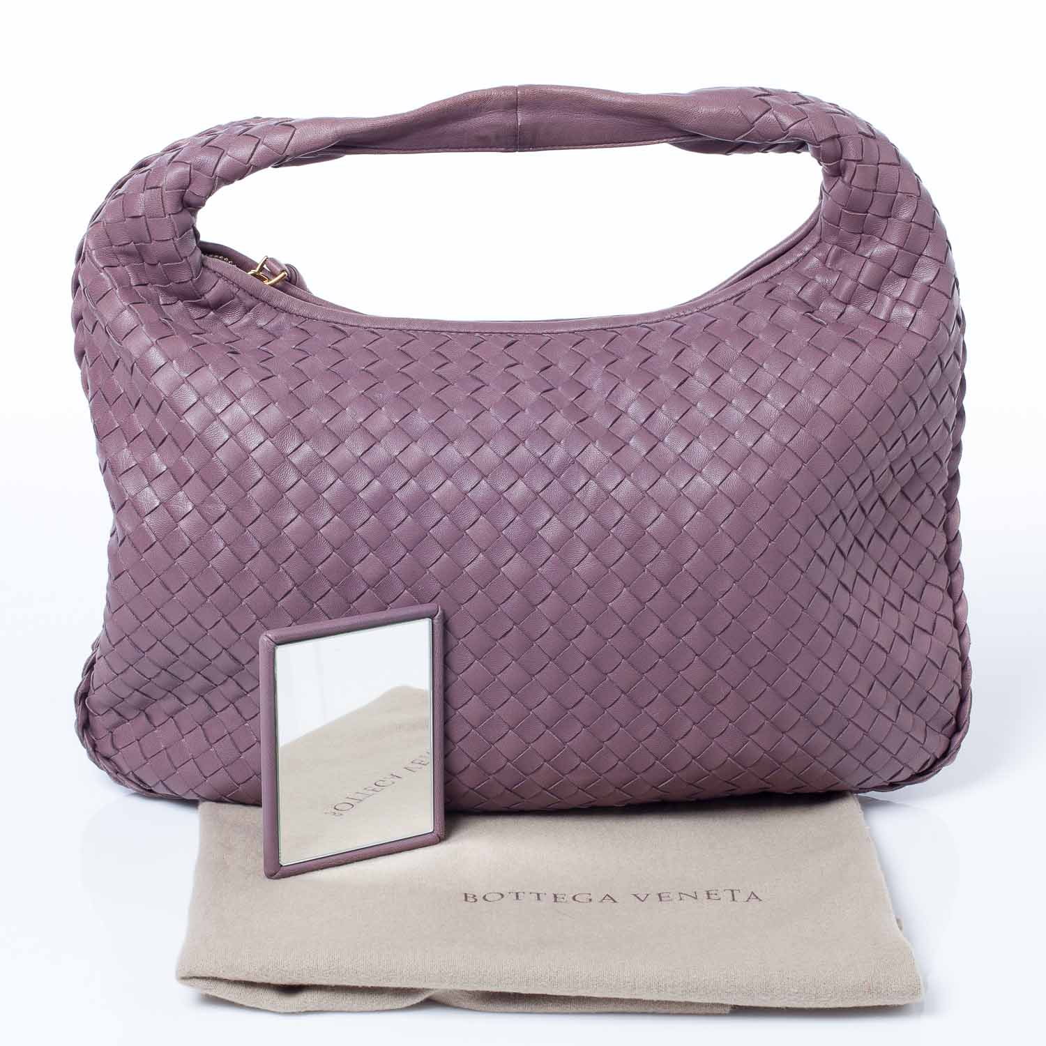 Bottega Veneta Nappa Intrecciato Medium Veneta Hobo Lilac 11 of 11